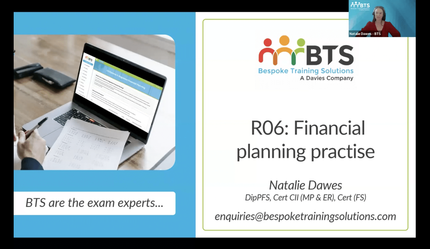 Webinar on demand: Practical guidance for the R06 exam - Professional ...